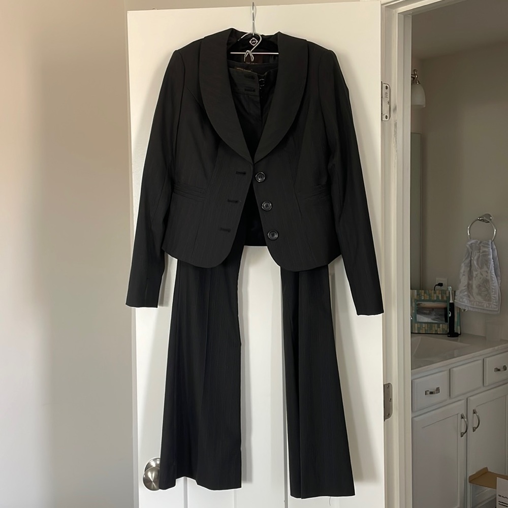 The Limited Black Pinstripe Suite - Size 0